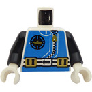 LEGO Blanco Minifigura Torso Aquanaut con weighbelts (973)