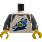 LEGO Blanc Minifigurine Torse avec Espacer ship (973 / 76382)