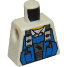 LEGO blanc Minifig Torse sans bras avec Décoration (973)