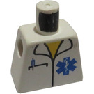 LEGO White Minifig Torso without Arms with Medical Star and Blue Pen in Pocket (973)