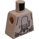 LEGO hvid Minifig Torso uden arme med Snowtrooper Rustning (973)