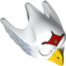 LEGO Weiß Minifigure Eagle Kopf mit rot forehead und Gelb Schnabel (12549 / 17360)