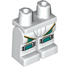 LEGO Weiß Minifigure Hüften und Beine mit Dekoration (3815 / 81250)