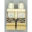 LEGO White Minifigure Hips and Legs with Luke Skywalker Wrappings (2014 Version) (3815)