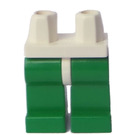 LEGO blanc Minifigure Les hanches avec Green Jambes (30464 / 73200)