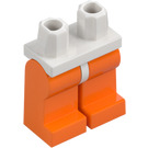 LEGO Blanc Minifigurine Les hanches avec Orange Jambes (3815 / 73200)