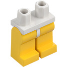 LEGO hvid Minifigur Hofter med Gul Ben (73200 / 88584)