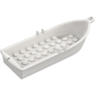 LEGO White Minifigure Row Boat With Oar Holders (2551 / 21301)