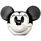 LEGO blanc Minnie Mouse Minifigure Diriger (Goujon solide encastré) (3274 / 105192)