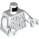 LEGO blanc Moroff Minifig Torse (973 / 76382)
