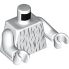 LEGO Blanco Moroff Minifigura Torso (973 / 76382)