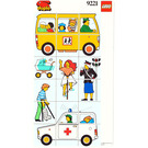 LEGO White Mosaic Picture Puzzle Card Community from Set 9221