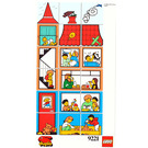 LEGO Weiß Mosaic Picture Puzzle Card Home from Set 9221