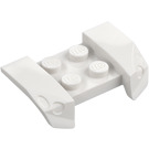 LEGO Blanc Garde-boue assiette 2 x 4 avec Overhanging Headlights (44674)