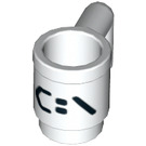 LEGO blanc Tasse avec 'C:\' (3899 / 10035)