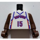 LEGO Weiß NBA Vince Carter, Toronto Raptors Torso