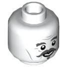 LEGO blanc Nearly Headless Nick Minifigure Diriger (Goujon solide encastré) (3626 / 39721)