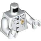 LEGO White Neville Longbottom Minifig Torso (973 / 76382)
