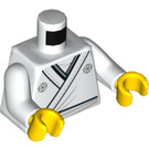 LEGO White Okino Minifig Torso (973 / 76382)