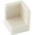 LEGO White Panel 1 x 1 Corner with Rounded Corners (6231)