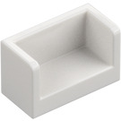 LEGO Bianco Pannello 1 x 2 x 1 con chiuso Angoli (23969 / 35391)