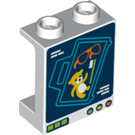 LEGO Panel 1 x 2 x 2 with Suitcase X-Ray Scan with Side Supports, Hollow Studs (68340)