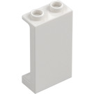 LEGO Hvit Panel 1 x 2 x 3 med sidestøtter - hule knotter (35340 / 87544)