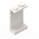 LEGO Hvit Panel 1 x 2 x 3 uten sidestøtter, solide knotter (2362 / 30009)