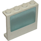 LEGO Wit Paneel 1 x 4 x 3 met Glas Venster (6156)