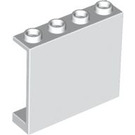 LEGO White Panel 1 x 4 x 3 without Side Supports, Hollow Studs (4215)