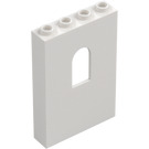 LEGO hvid Panel 1 x 4 x 5 med Vindue (60808)