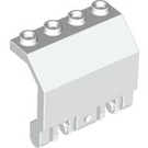 LEGO White Panel 2 x 4 x 2 with Hinges (44572)