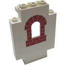 LEGO White Panel 2 x 5 x 6 with Window with Brick Window (4444)