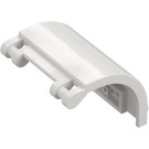 LEGO White Panel 3 x 4 x 3 Curved with Hinge (18910)