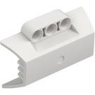 LEGO White Panel 4 x 6 Side Flaring Intake with Three Holes (61069)