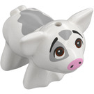 LEGO White Pig with Gray and Large Brown Doe Eyes (67994)