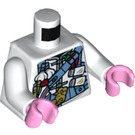 LEGO Weiß Pigsy Minifig Torso (973 / 76382)