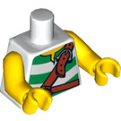 LEGO Wit  Pirates Torso (76382 / 88585)