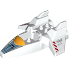 LEGO Weiß Flugzeug 8 x 9 x 3 (74778)