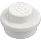 LEGO Wit Plaat 1 x 1 Rond (6141 / 30057)