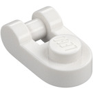 LEGO Wit Plaat 1 x 1 Rond met Handvat (26047)