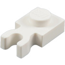 LEGO White Plate 1 x 1 with Vertical Clip (Thick 'U' Clip) (4085 / 60897)