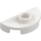 LEGO Blanc assiette 1 x 2 Rond Semicircle (1745)