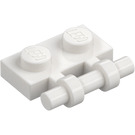 LEGO Blanc assiette 1 x 2 avec Poignée (Extrémités ouvertes) (2540)