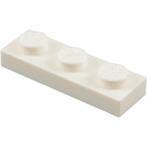 LEGO White Plate 1 x 3 (3623)