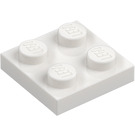 LEGO White Plate 2 x 2 (3022)