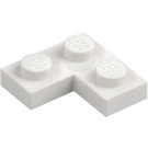 LEGO Vit Platta 2 x 2 Hörn (2420)