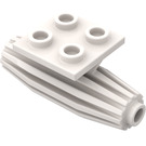 LEGO blanc assiette 2 x 2 avec Moteur d'avion (4229)