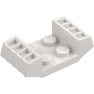 LEGO Valkoinen Levy 2 x 2 jossa Korotettu Grilles (41862)