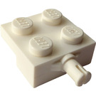 LEGO hvid Plade 2 x 2 med Hjul Holder (4488 / 10313)